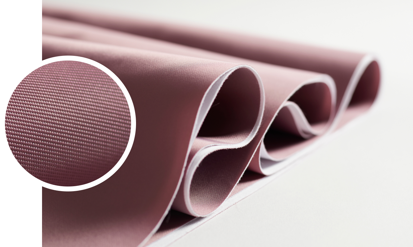 Premier Twill Nylon A smooth, shiny finish gives this fabric an elevated look. The tricot backing makes it extra durable and flexible.