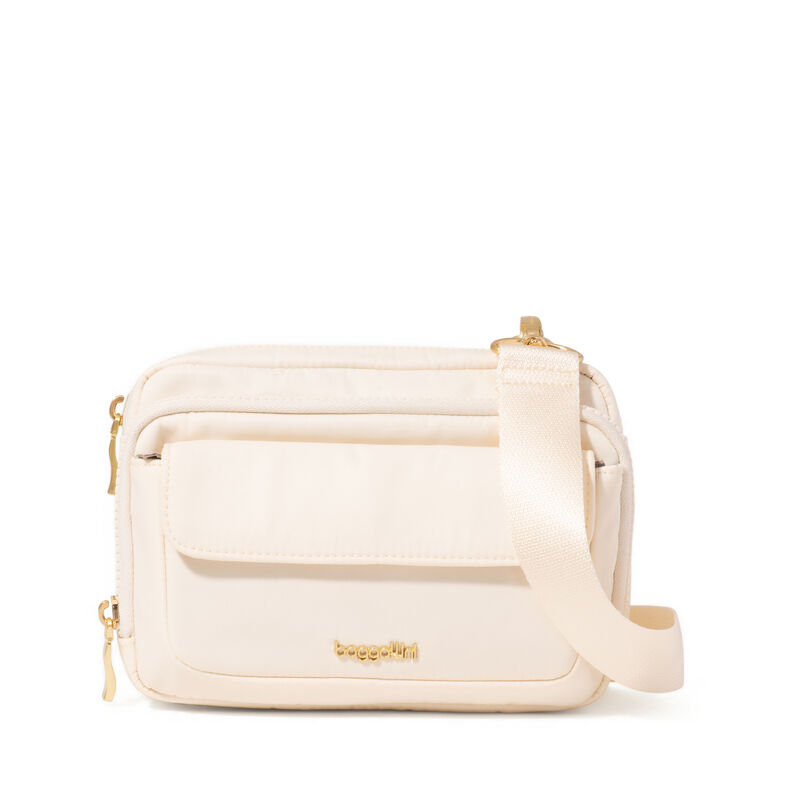 Modern Double Zip Crossbody