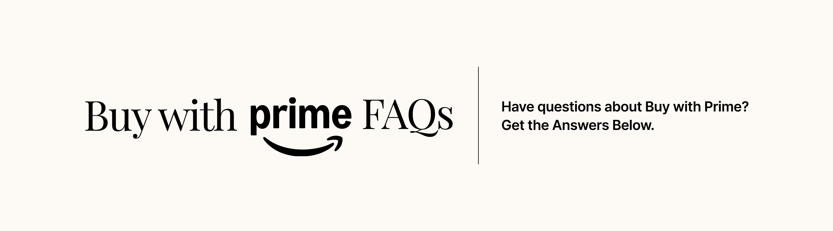 Amazon Buy with Prime How To's